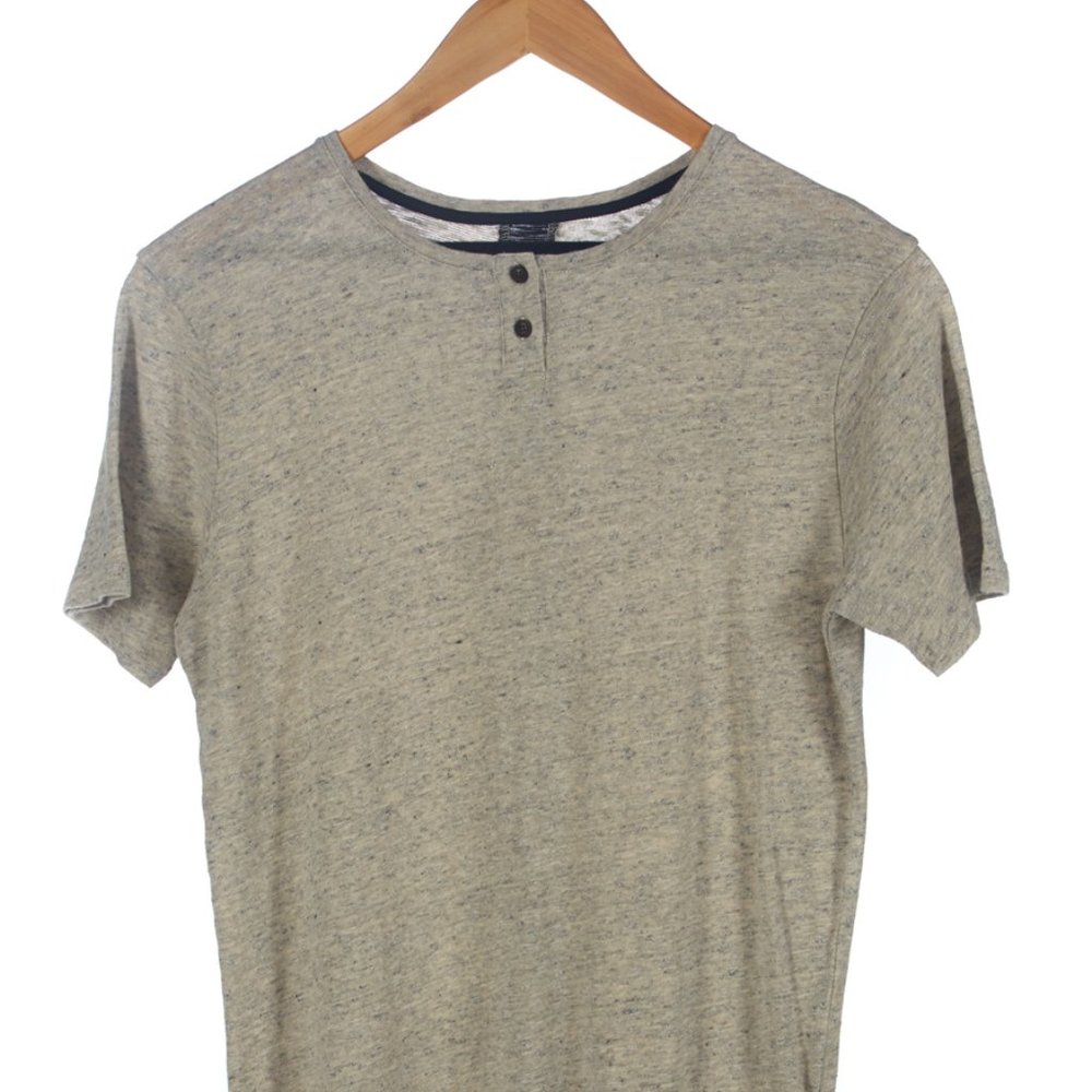 Clarke Portugese Slub Henley - High Rise